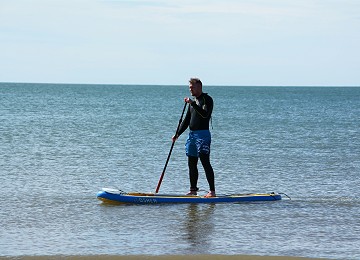 Calm waters at rhosneigr for Paddleboarding