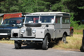 The Landrover was conceived on Red Wharf Bay beach