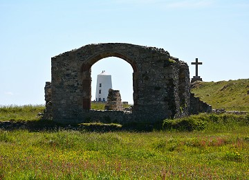 St. Dwynwen's church on Llanddwyn Island