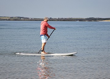 Paddleboarding at Rhosneigr