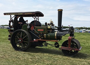 Steam tractor at Anglesey Vintage rally