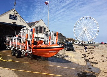 Beaumaris Lifeboat at the ready