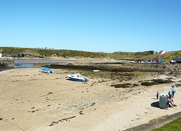 Traeth Bach beach at Cemaes Bay on Anglesey