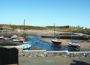 the harbour at Cemaes Bay