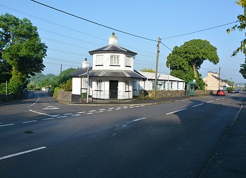 Llanfair toll house and two roads