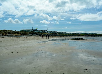 Looking South at Porth Tywyn Mawr beach