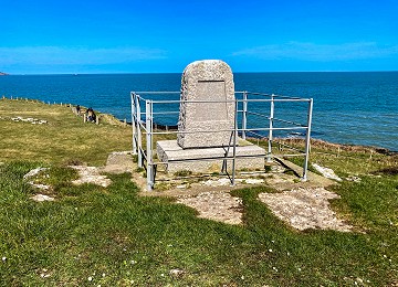 Royal Charter Memorial Stone on the Anglesey Coastal Path